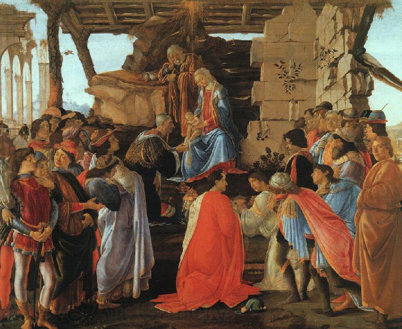 Sandro Botticelli The Adoration of the Magi Spain oil painting art